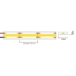 Tira LED 230V monocolor 16W/mt COB IP67 10x4mm corte cada 100mm, Venta por metros, desde 10,9€/mt